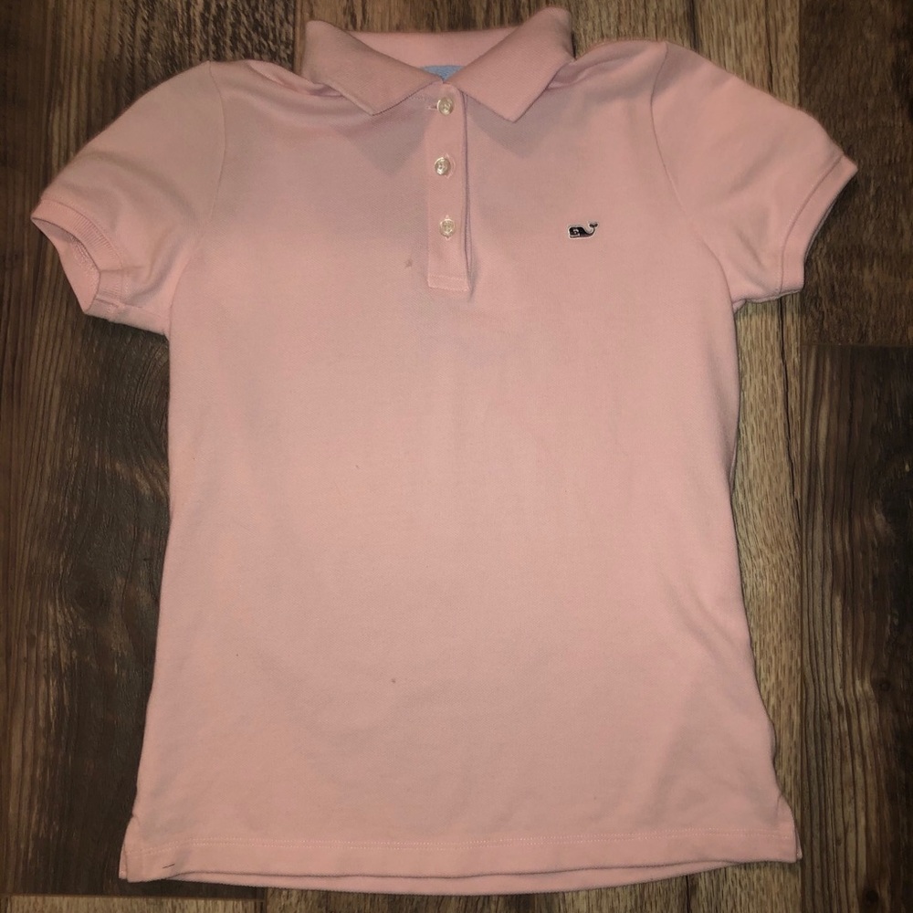 Vineyard Vines Girl’s pink polo